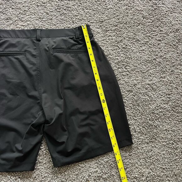 Redvanly Hanover Shorts Pull On Performance Stretch Golf Black Mens M 8” - Picture 6 of 7